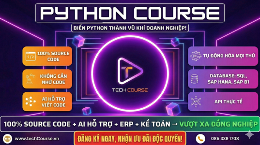 Python LowCode: Tự động hóa ERP & Nghiệp vụ Văn phòng