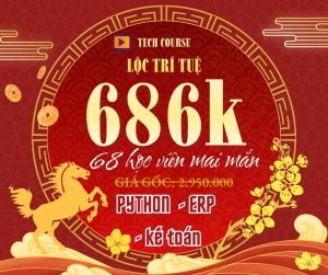 Tech course - Khóa học python - AI - Erp - SQl- API_Giá Rẻ